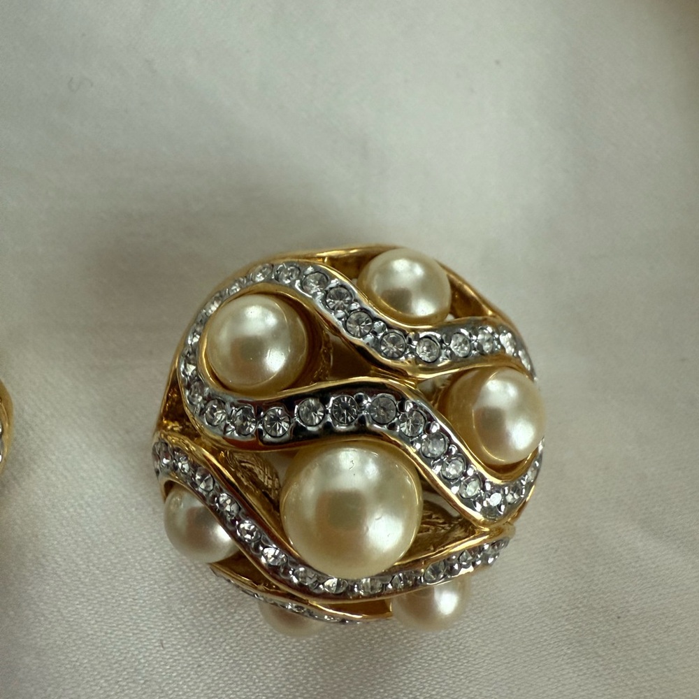 Stunning Vintage Nolan Miller Necklace and Earring Set - Picture 3 of 5